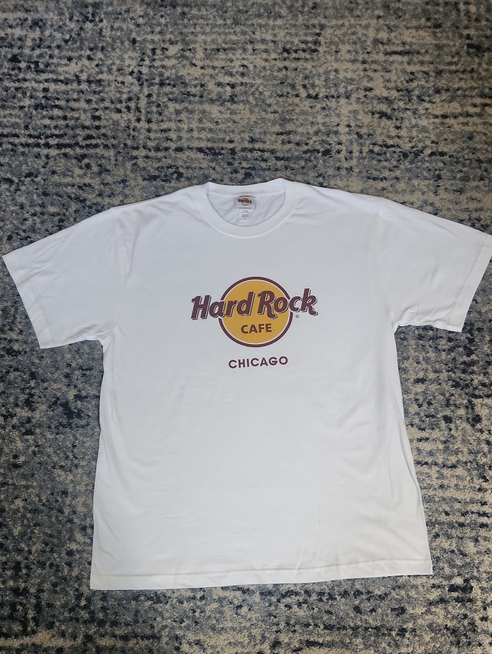 Hard Rock Cafe White T-Shirt - Chicago SZ XL